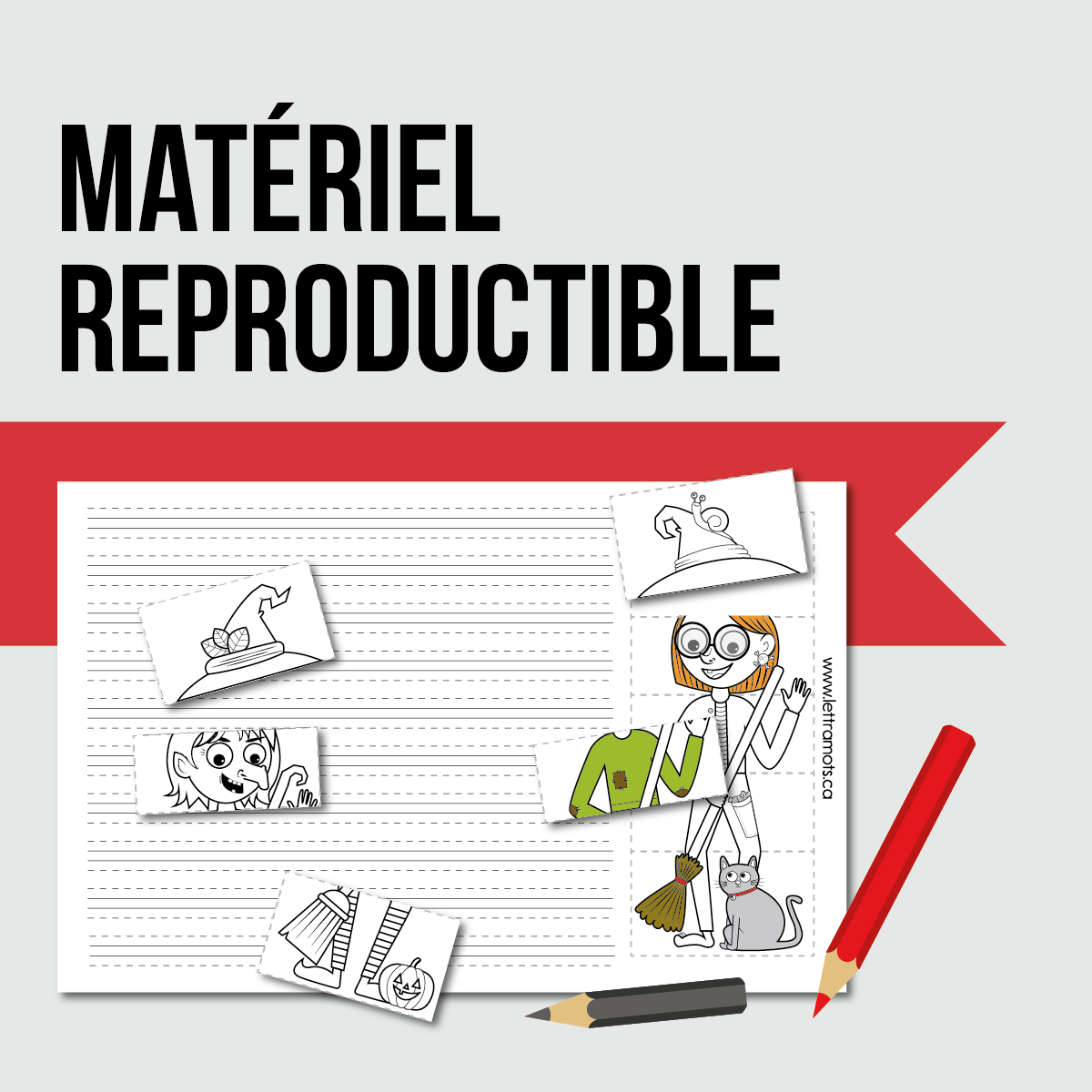 Documents reproductibles pouvant être utilisés pour l'enseignement de la lecture et de l'écriture.