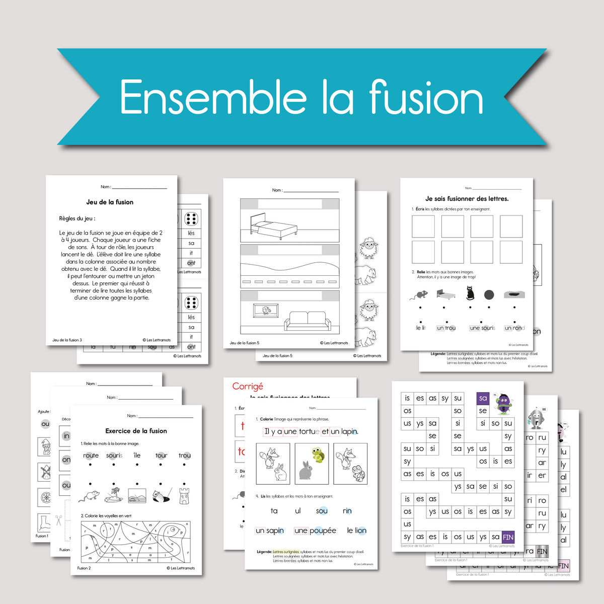 Ensemble reproductible de la fusion