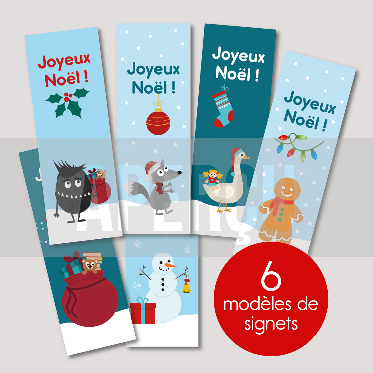 Ensemble reproductible de Noël