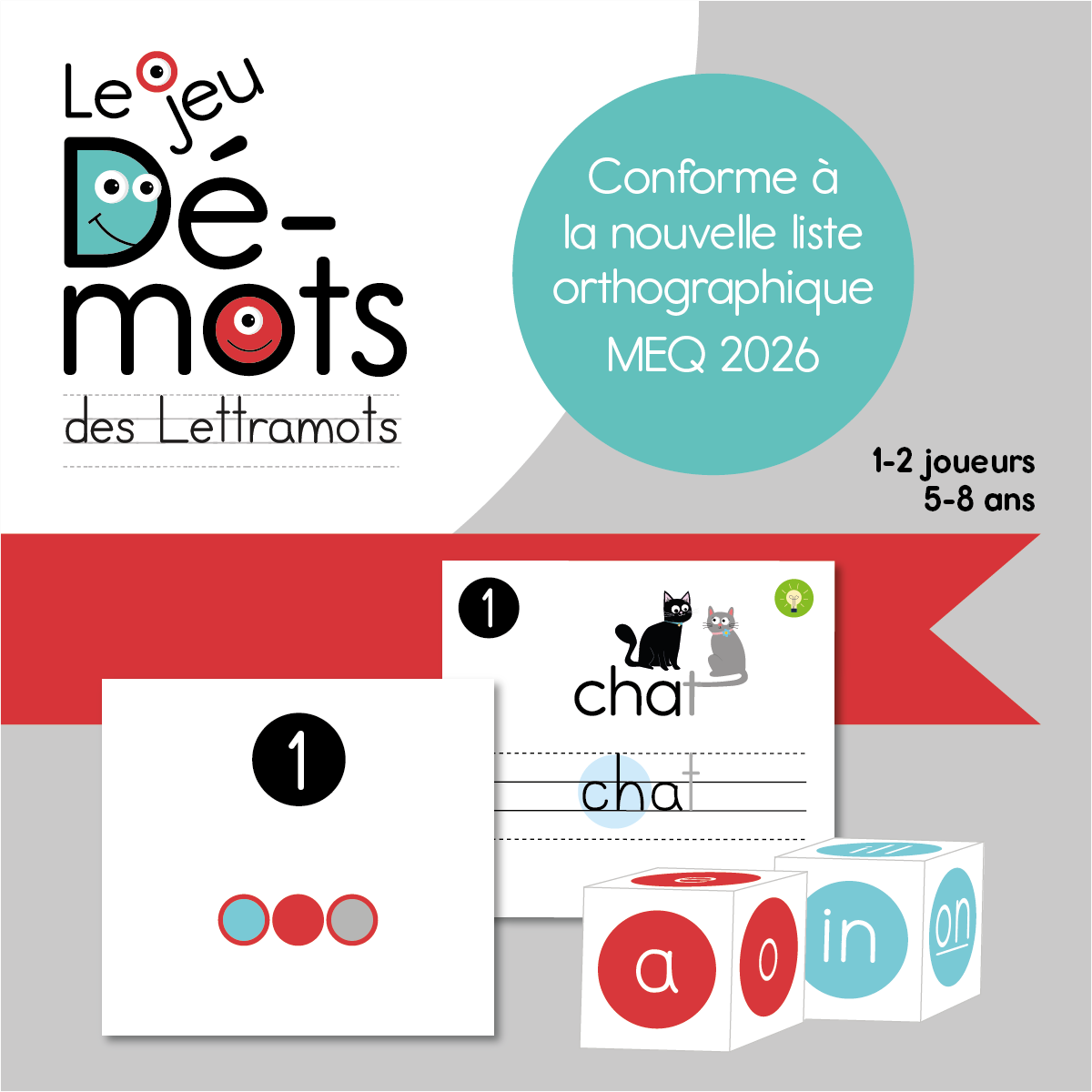 Jeu Dé-mots des Lettramots (1re année)