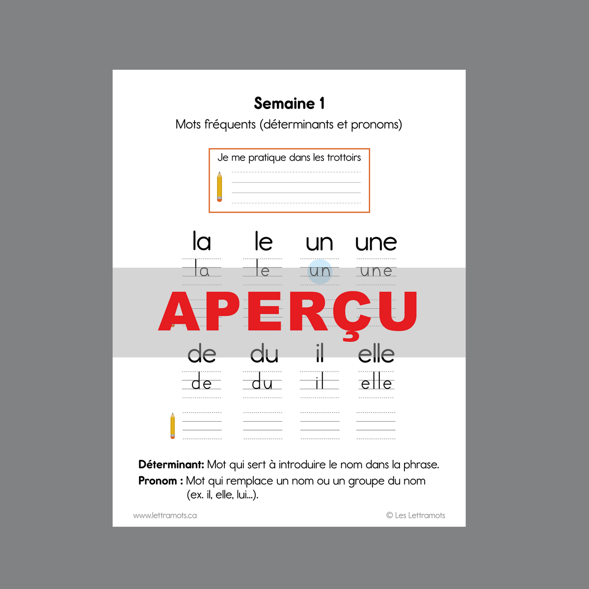Carnet d'étude - Première année