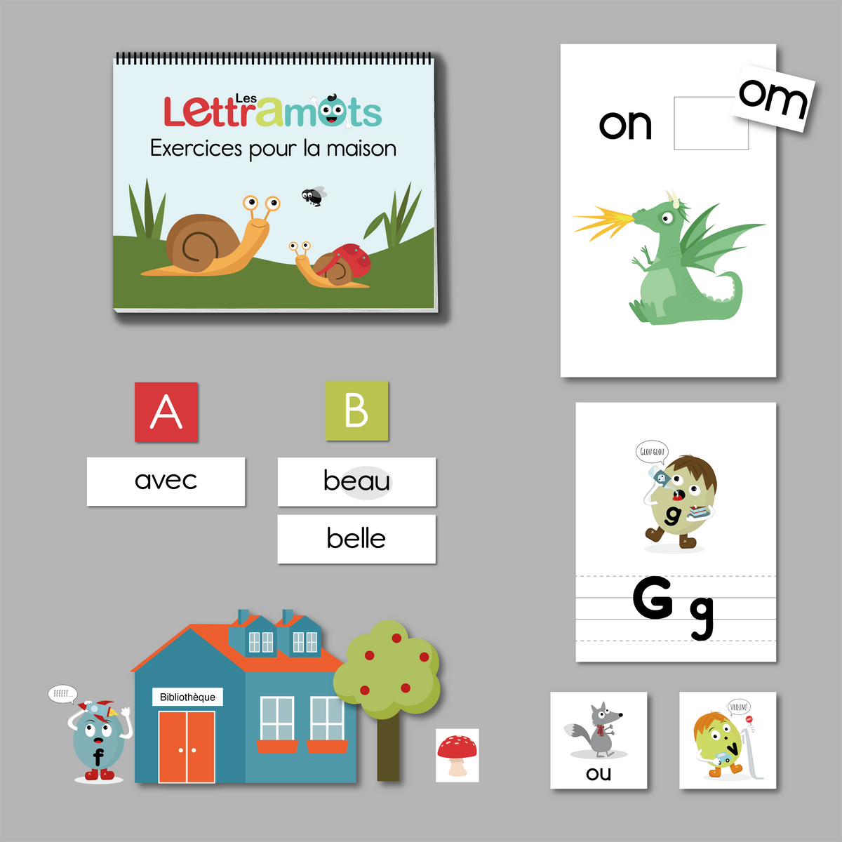 Ensemble de classe (alphabet script)