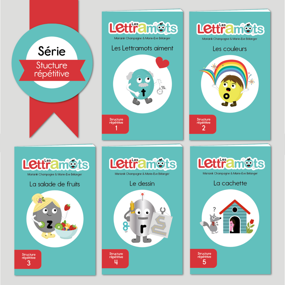 Série de livres: Structure répétitive