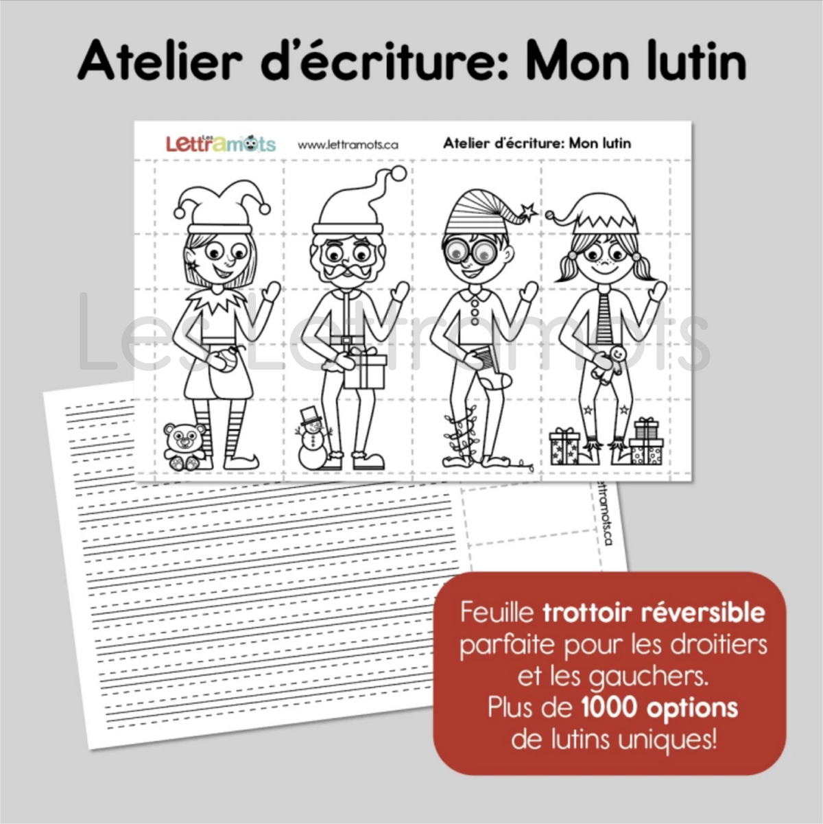 Atelier d'écriture : Mon lutin