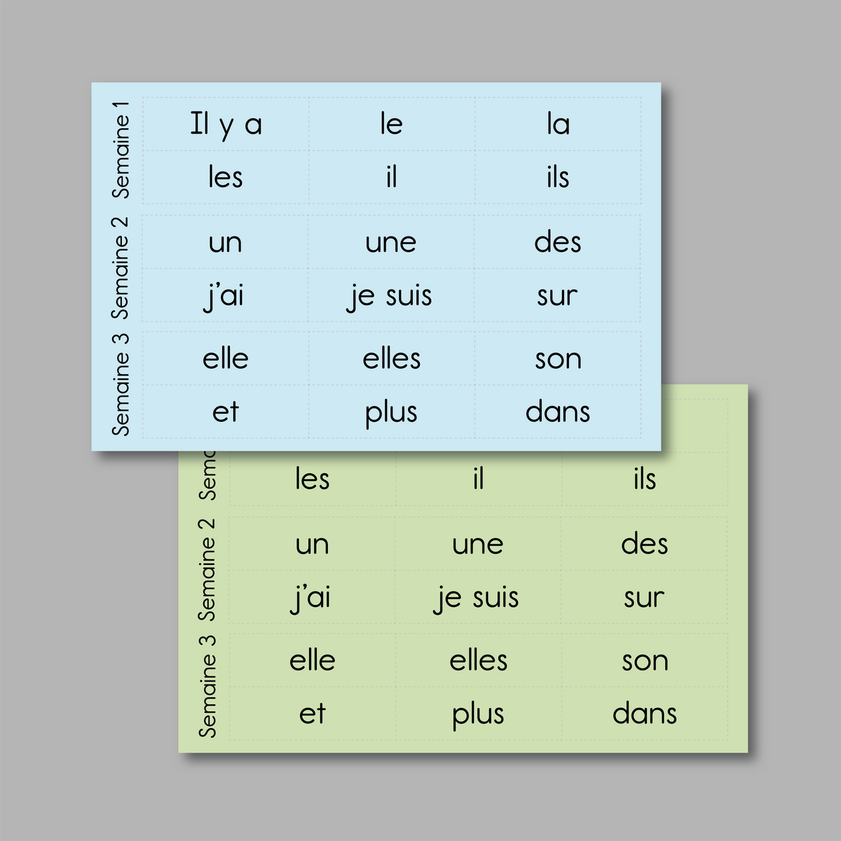 Paquet de mots photos pour les élèves