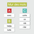 Mur de mots