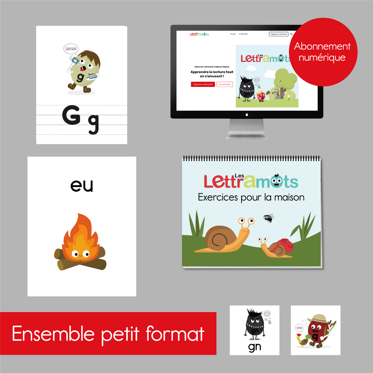 Ensemble de classe petit format AVEC abonnement numérique  (Alphabet script)