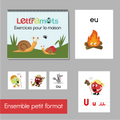 Ensemble de classe petit format (alphabet script et cursif)